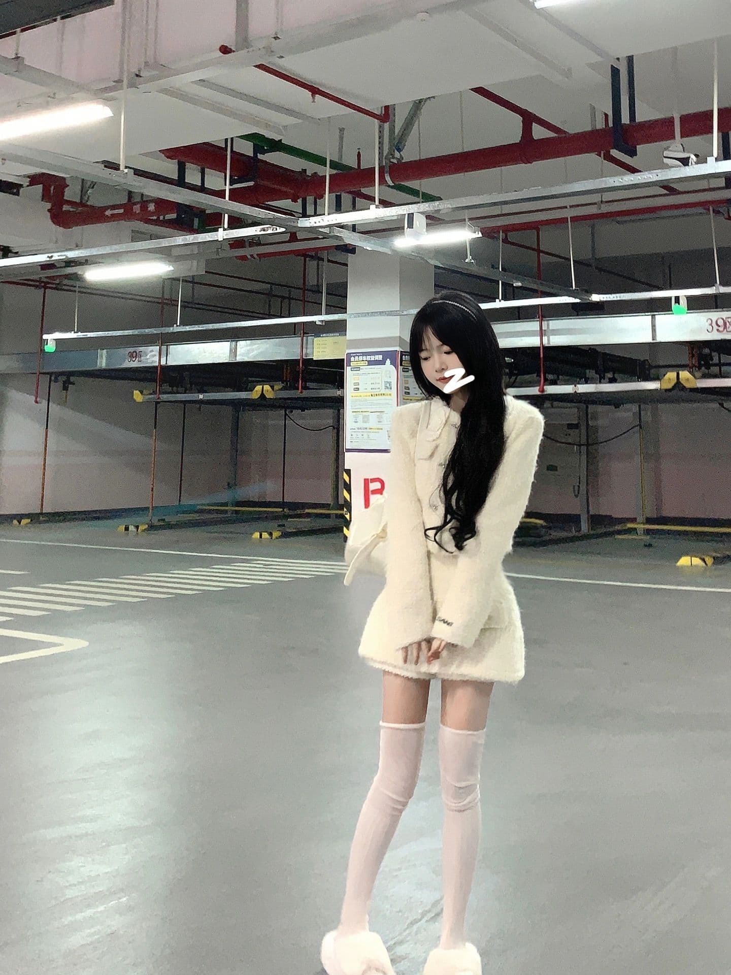 量産型/参戦服/推し活 シルバーボタンのウィンターセットアップ