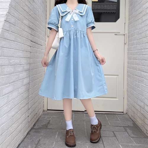 量産型/参戦服/推し活 キュートなレトロ風ワンピース
