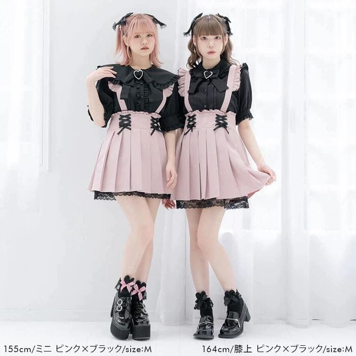 量産型/参戦服/推し活 編み上げワンピース