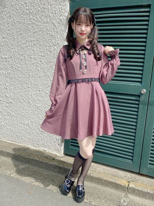 量産型/参戦服/推し活 レトロシックワンピース