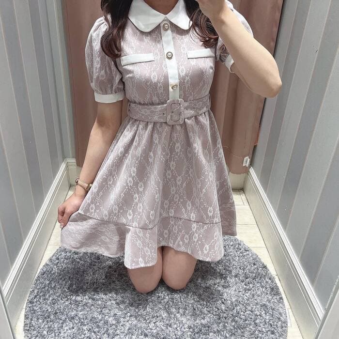 量産型/参戦服/推し活 パステルミニワンピース