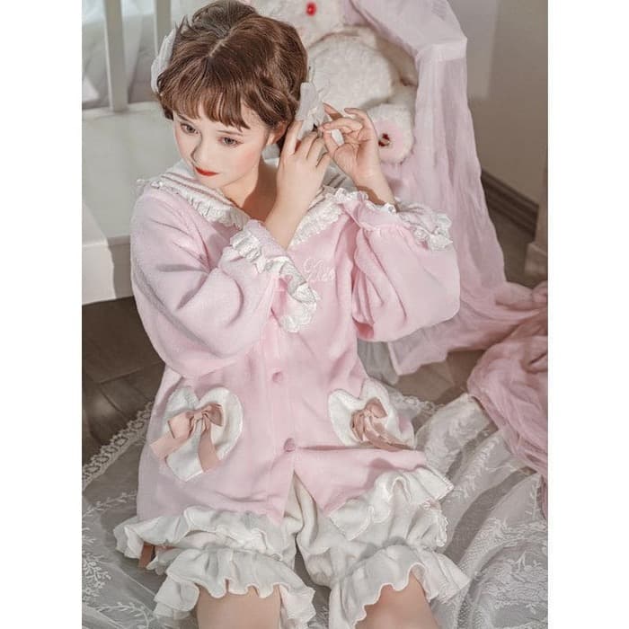 量産型/参戦服/推し活 フリルハートパーカー