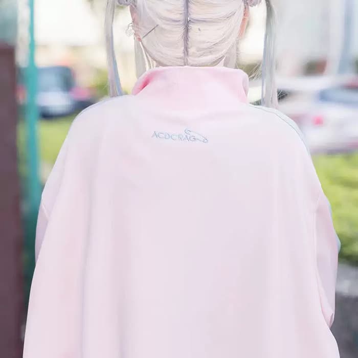 量産型/参戦服/推し活 パステルカラーオーバーサイズパーカー