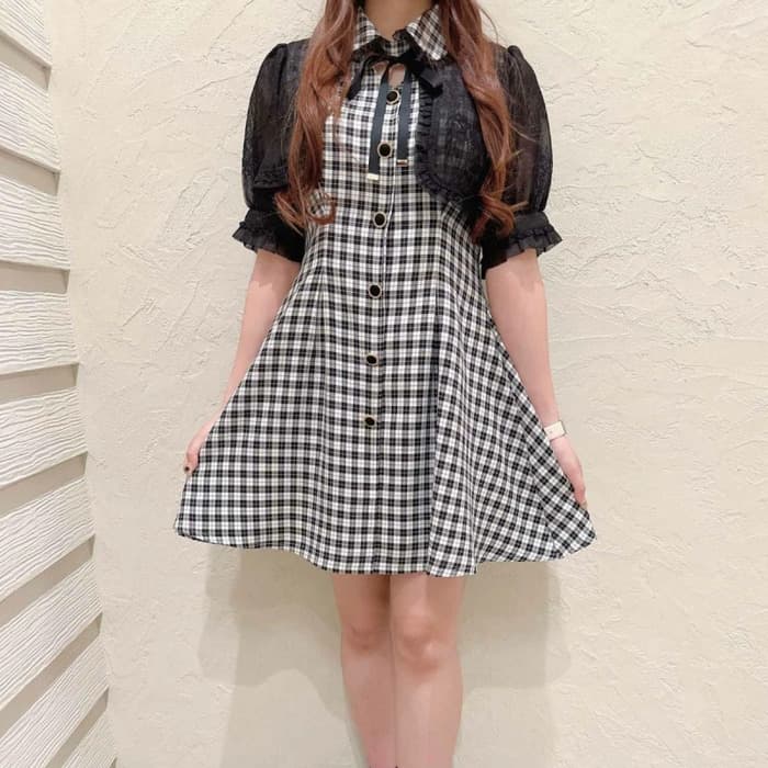 量産型/参戦服/推し活 レースボレロワンピース