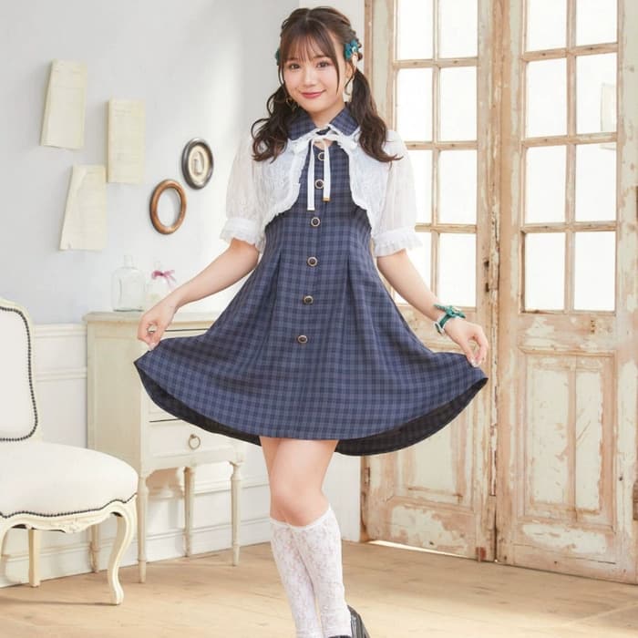量産型/参戦服/推し活 レースボレロワンピース