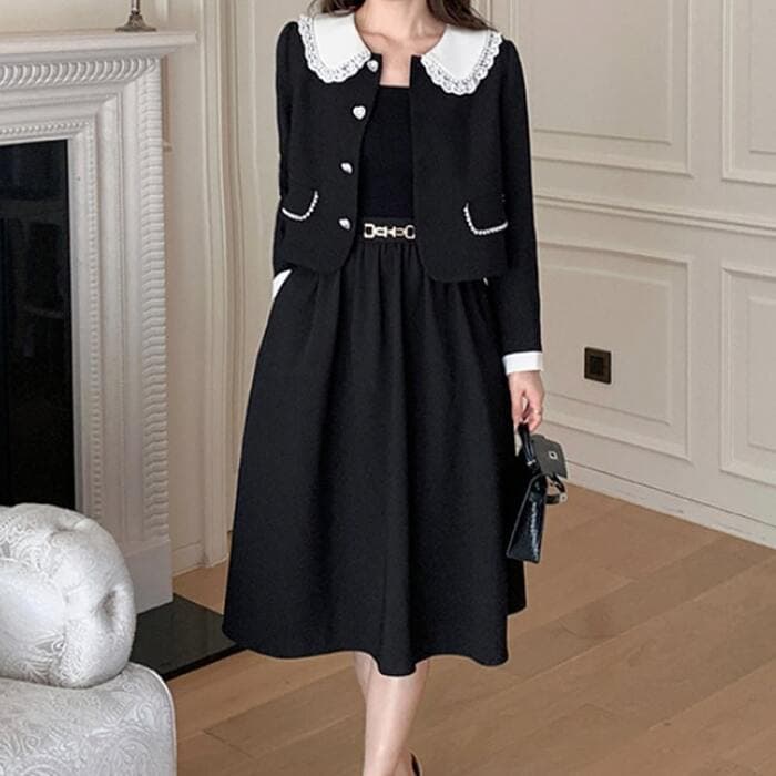 量産型/参戦服/推し活 スカート フレンチガーリー風スカート