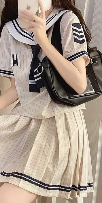 量産型/参戦服/推し活 なタイ付きセットアップ♡キュートな制服コーデ!