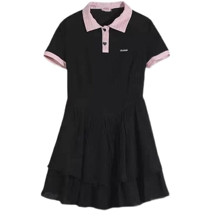 量産型/参戦服/推し活 女子に贈る、黒猫みたいな高級感あふれるワンピース!