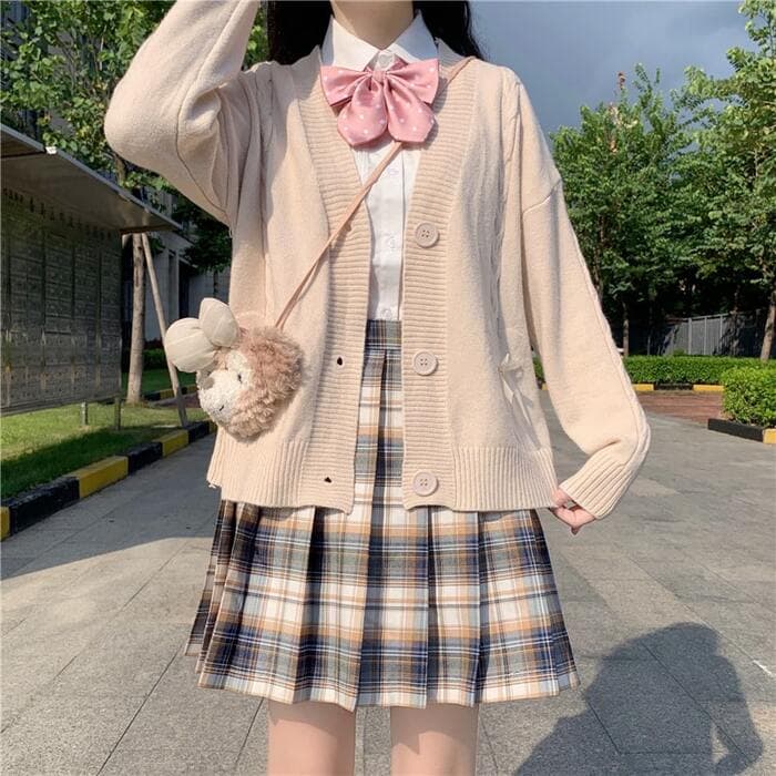 量産型/参戦服/推し活 アウター 制服風カーディガン