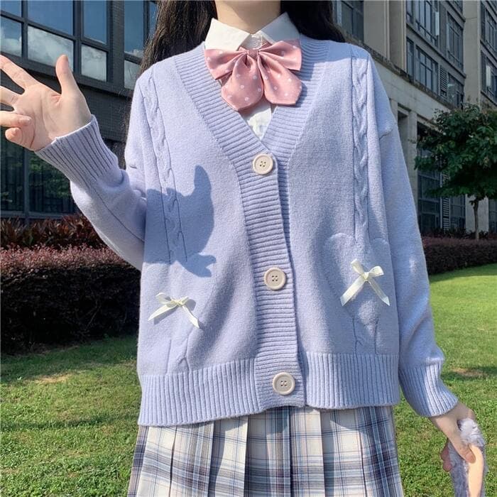 量産型/参戦服/推し活 アウター 制服風カーディガン