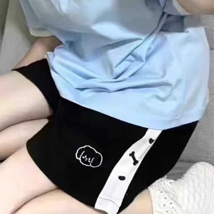 量産型/参戦服/推し活 かわいい!ワンちゃんルーズショーツ♡向け! ズボン