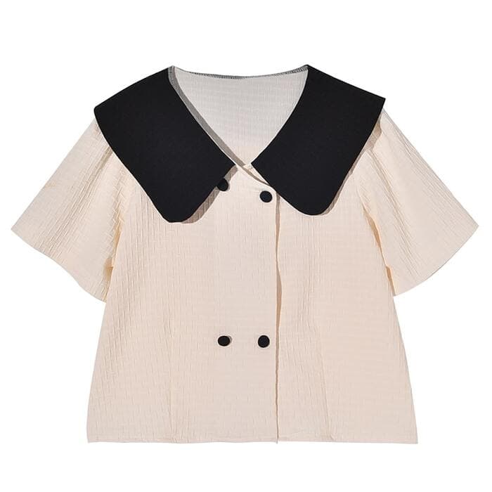 量産型/参戦服/推し活 大胆大き目カラーシャツ!好きなあなたへ! ブラウス