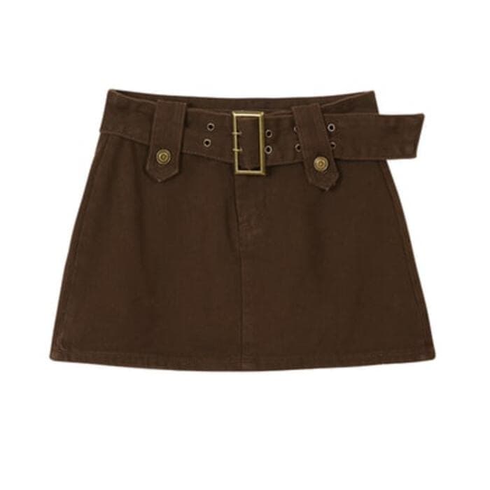 量産型/参戦服/推し活 デニム生地で!甘辛パンツ風スカート♡