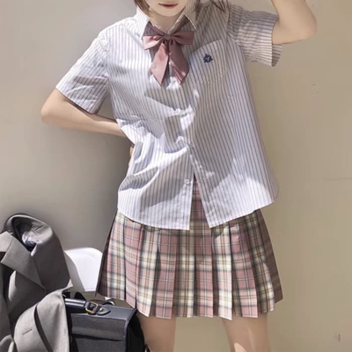量産型/参戦服/推し活 女子のミニ丈プリーツスカート!カレッジスタイルにも♡