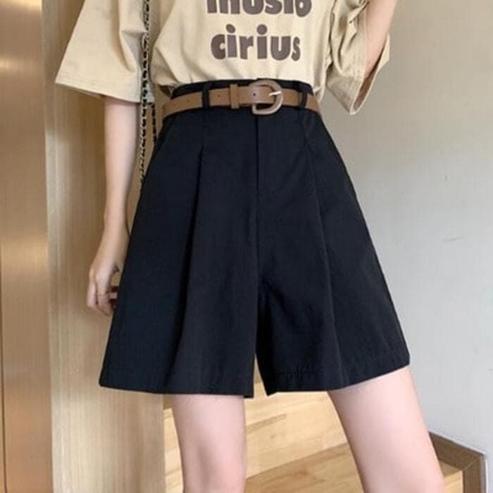 量産型/参戦服/推し活 カジュアルに!ハイウエストが魅力のAラインパンツ♡ ズボン
