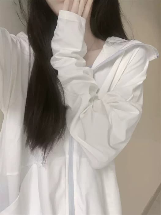 量産型/参戦服/推し活 日焼け防止に!持ち歩きやすいシンプルアウター