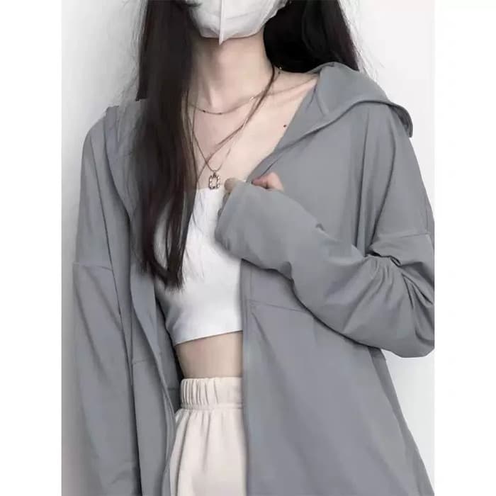 量産型/参戦服/推し活 日焼け防止に!持ち歩きやすいシンプルアウター