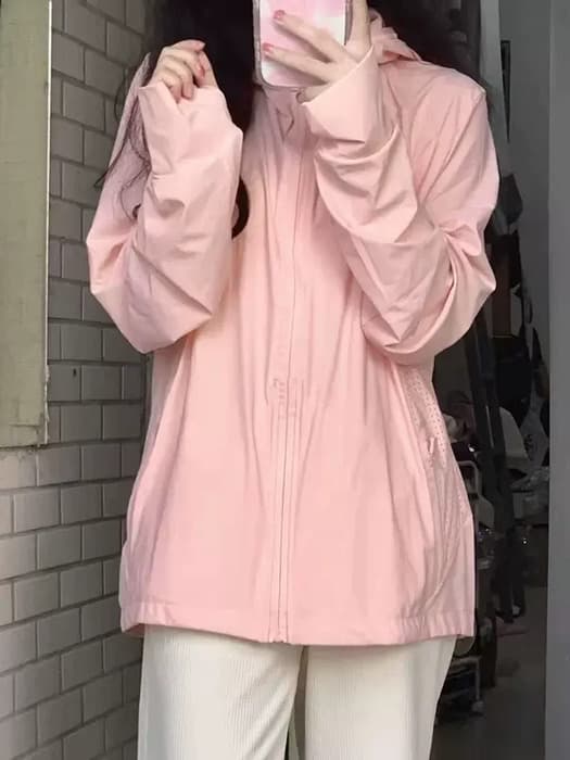 量産型/参戦服/推し活 日焼け防止に!持ち歩きやすいシンプルアウター