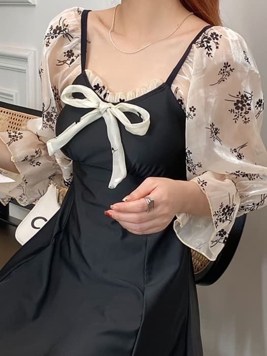 量産型/参戦服/推し活 フェミニンにまとめる普段着風水着 水着