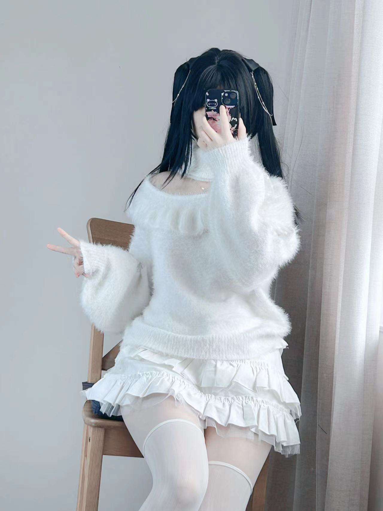 量産型/参戦服/推し活 ペチコート付きの甘め3点セット