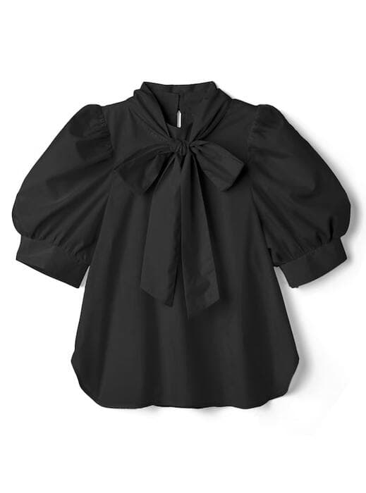 量産型/参戦服/推し活 パフスリーブシフォンブラウス