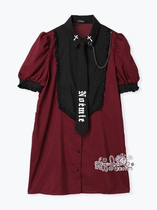 量産型/参戦服/推し活 レースネクタイワンピース