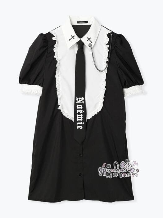 量産型/参戦服/推し活 レースネクタイワンピース