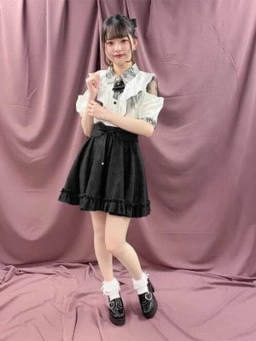 量産型/参戦服/推し活 地雷っぽい! 編み上げワンピース