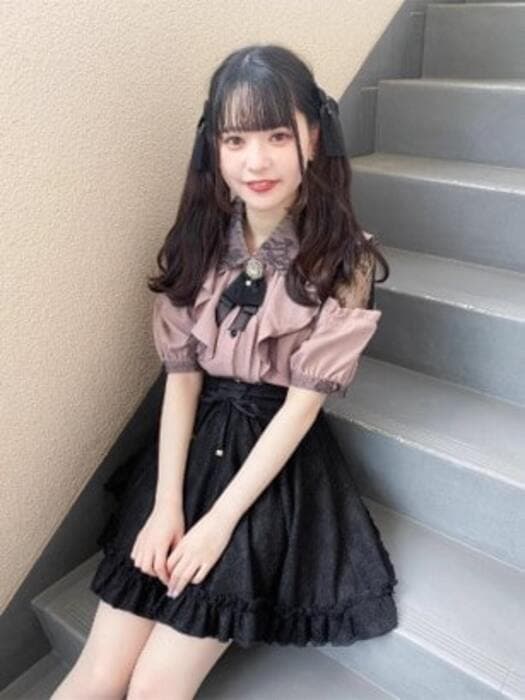 量産型/参戦服/推し活 地雷っぽい! 編み上げワンピース