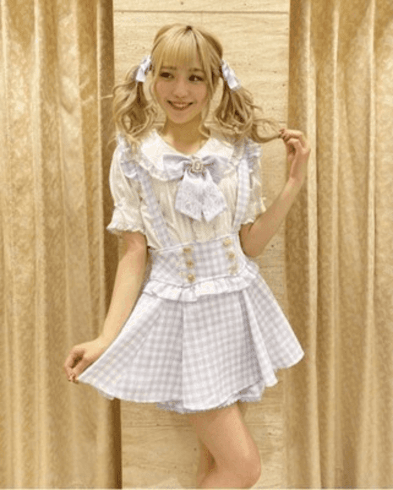 量産型/参戦服/推し活 セーラー服っぽい!甘めガーリージャンパースカート