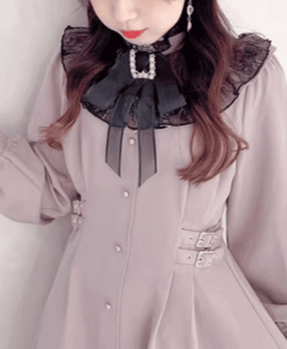 量産型/参戦服/推し活 ワンピース レース襟