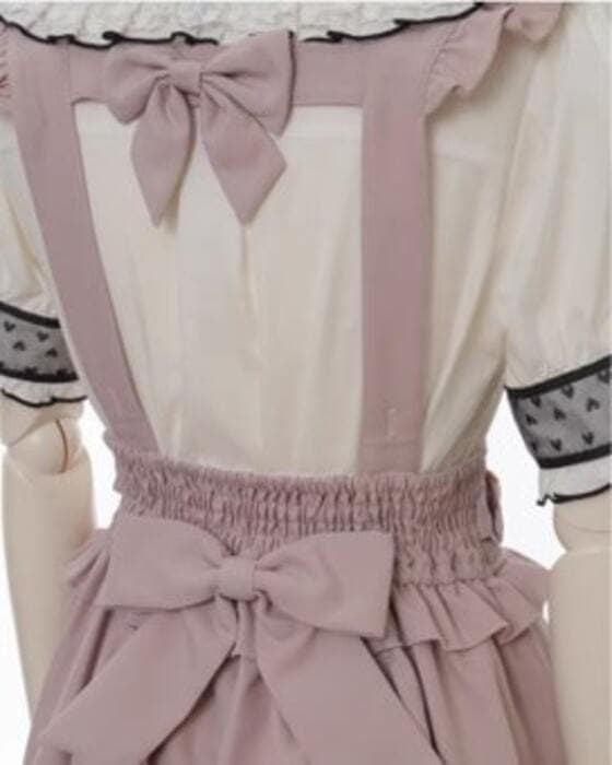量産型/参戦服/推し活 ロリータ風!フリルたっぷりのワンピース