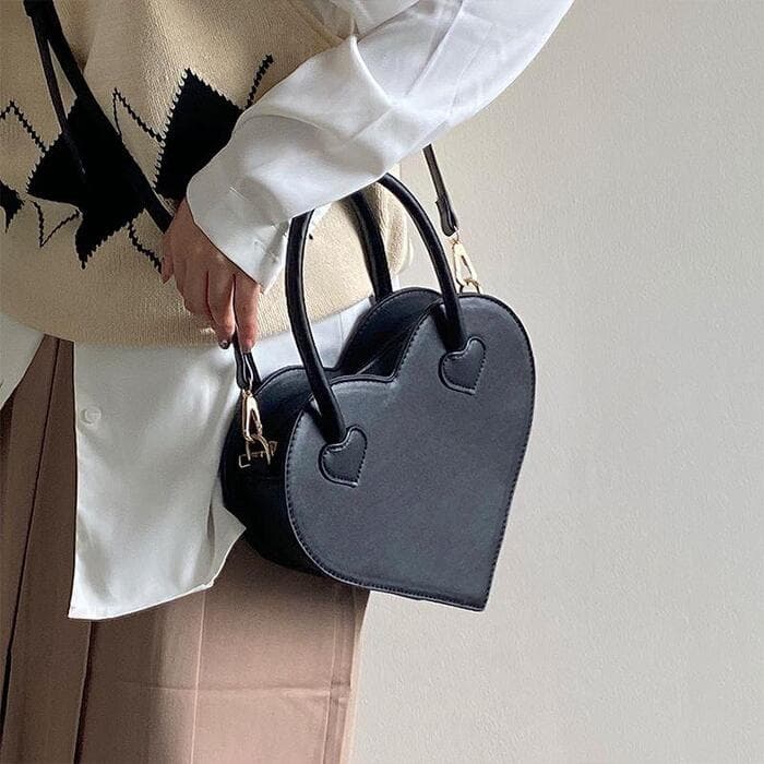 量産型/参戦服/推し活 ハート型のハンドバッグ