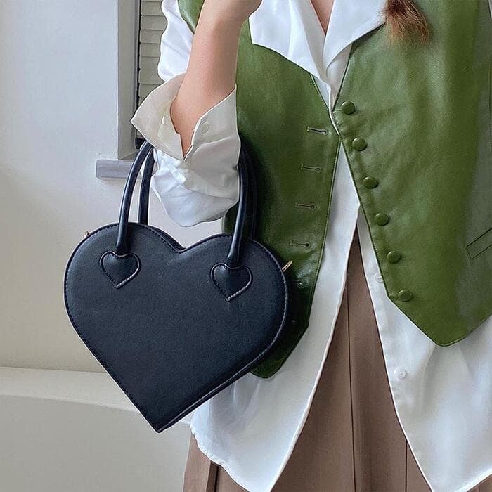 量産型/参戦服/推し活 ハート型のハンドバッグ