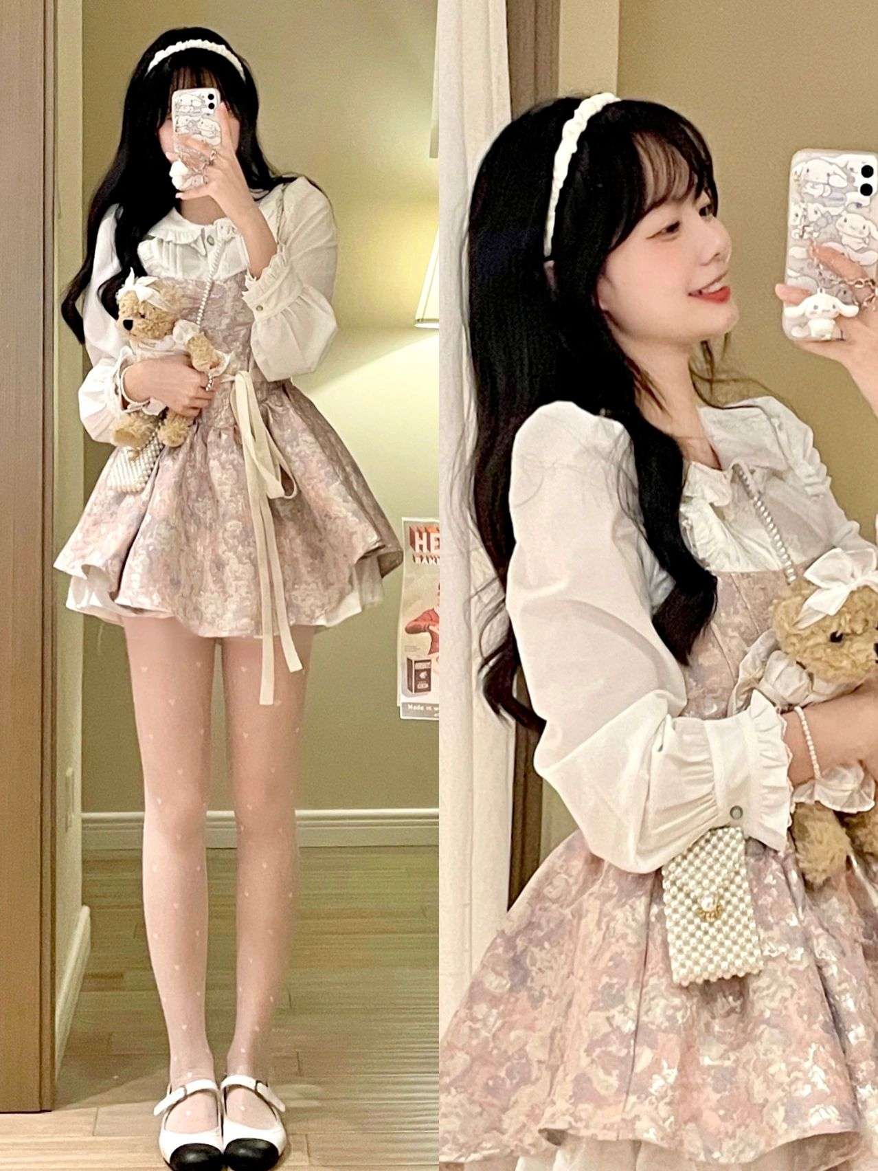 量産型/参戦服/推し活 クラシックミニワンピース