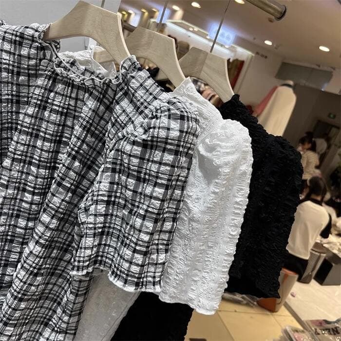 量産型/参戦服/推し活 もこもこ感が可愛い!エンボス加工Tシャツ