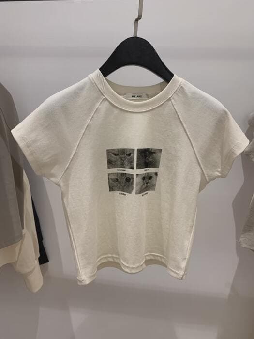 量産型/参戦服/推し活 猫グラフィックTシャツ