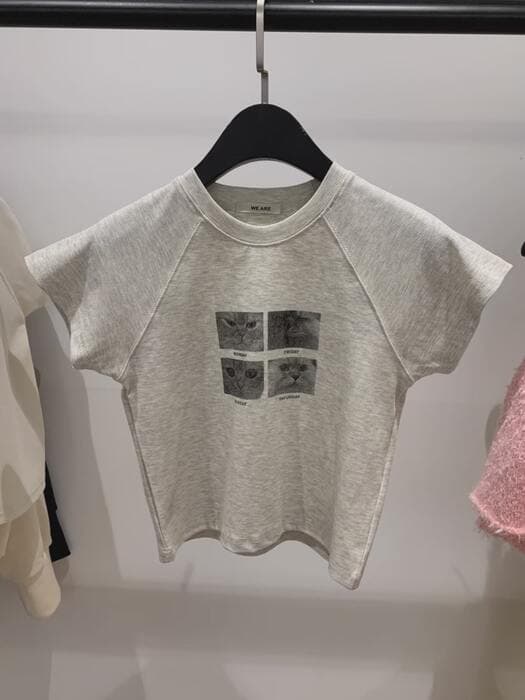 量産型/参戦服/推し活 猫グラフィックTシャツ