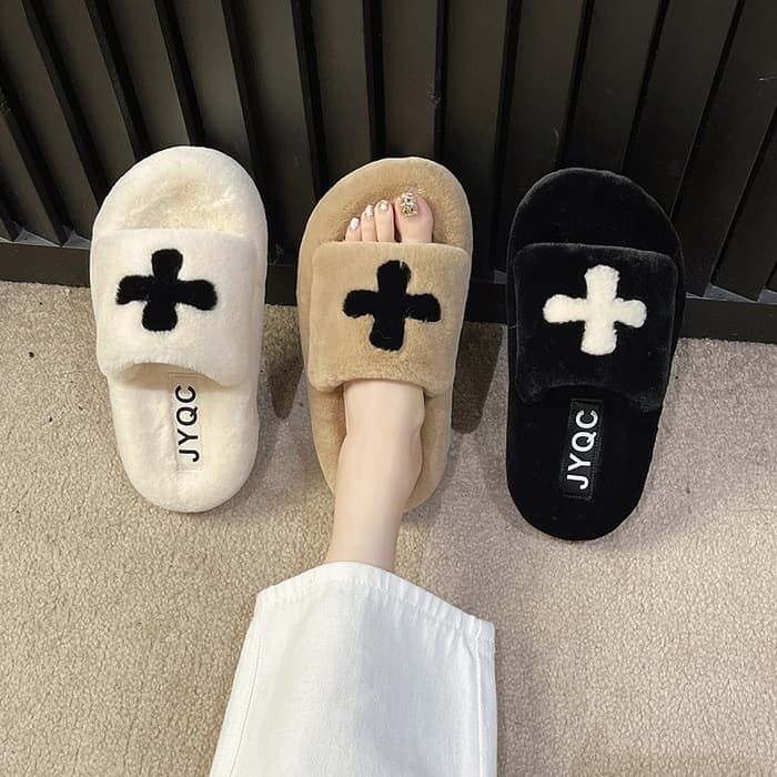 量産型/参戦服/推し活 ふわふわクロスサンダル