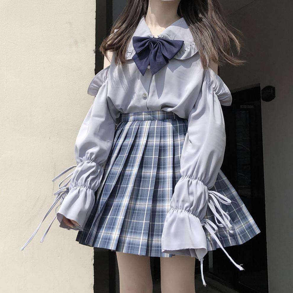 量産型/参戦服/推し活 セーラー風肩出しセットアップ