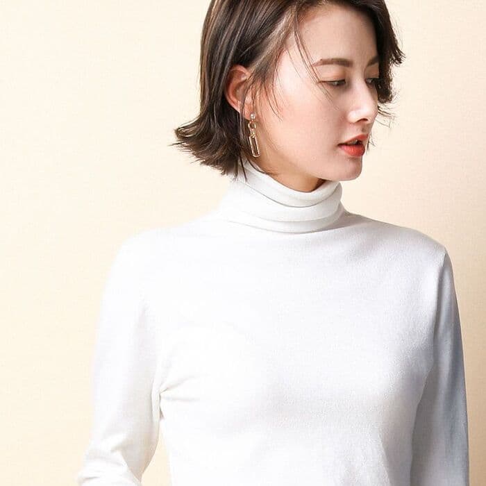 量産型/参戦服/推し活 推しカラーハイネックニット