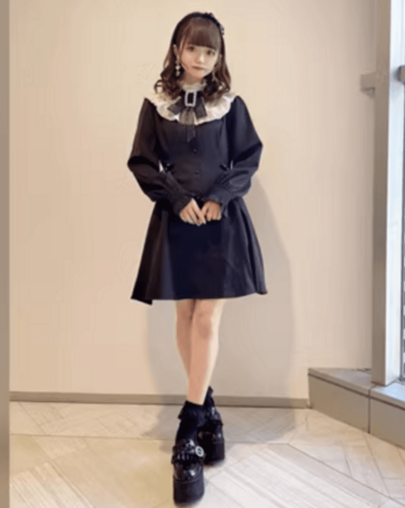 量産型/参戦服/推し活 お嬢様風!フェミニンな上品ワンピース