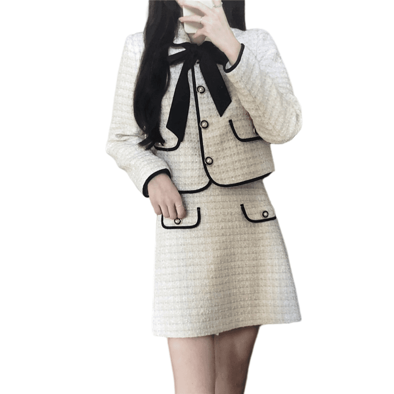 量産型/参戦服/推し活 シンプルツーカラー シックセットアップ
