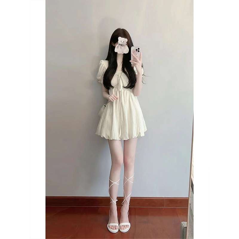 量産型/参戦服/推し活 夏風シフォンミニワンピース