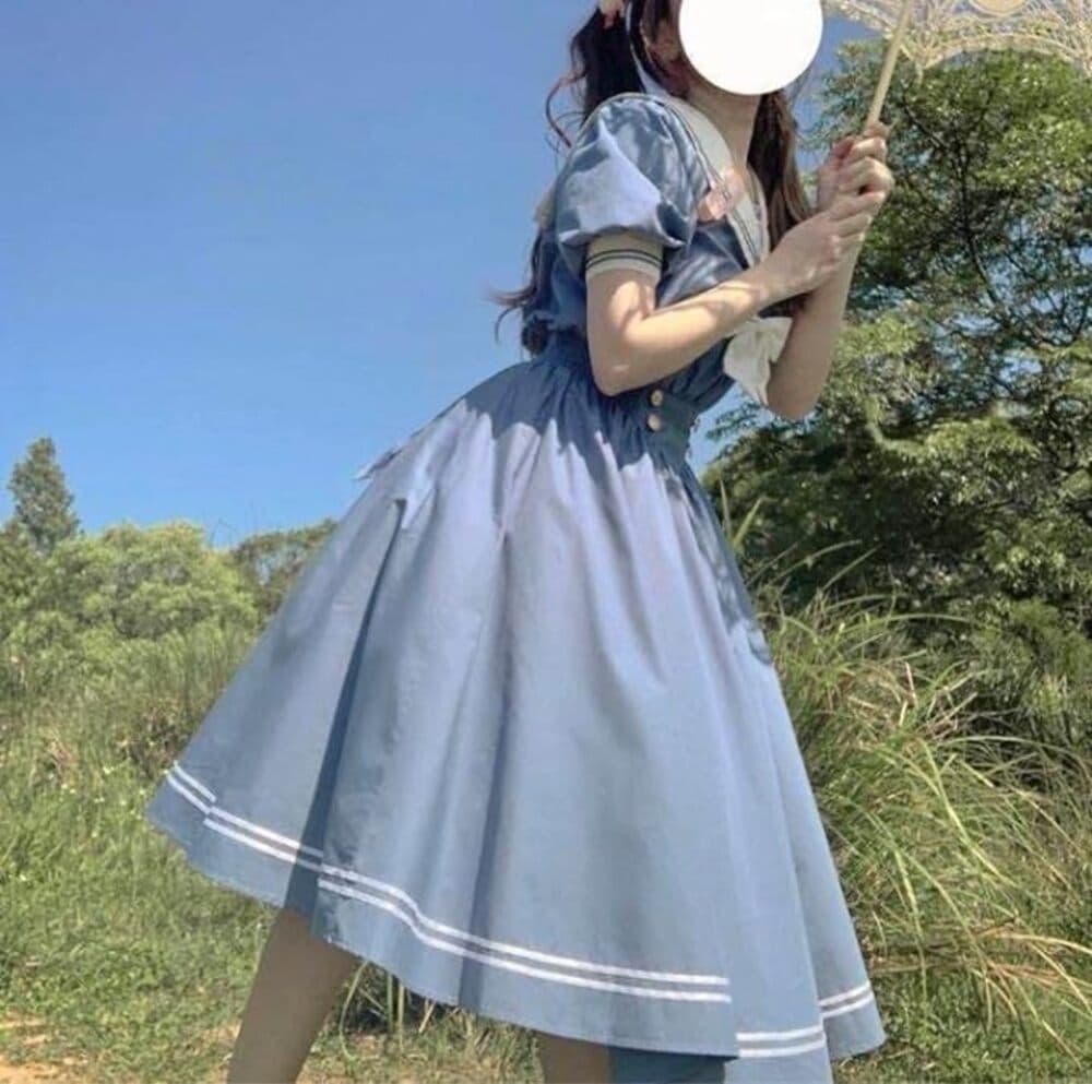 量産型/参戦服/推し活 セーラー風ワンピース