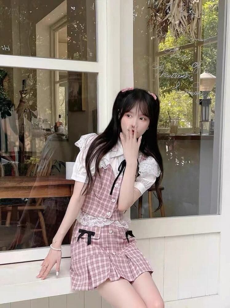 量産型/参戦服/推し活 ハート満載の超ガーリーセットアップ