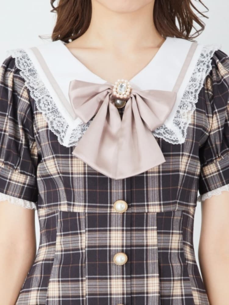 量産型/参戦服/推し活 襟付き制服風ワンピースセットアップ