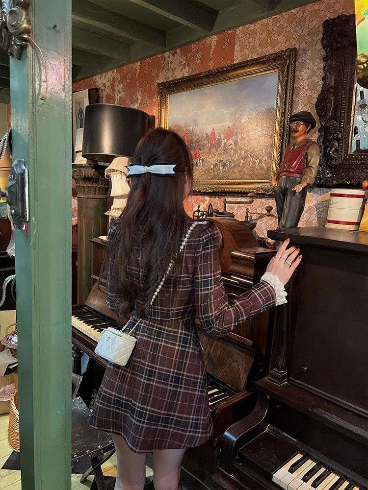 量産型/参戦服/推し活 レトロなミニワンピース