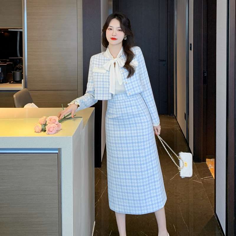 量産型/参戦服/推し活 チェックジャケットセットアップ