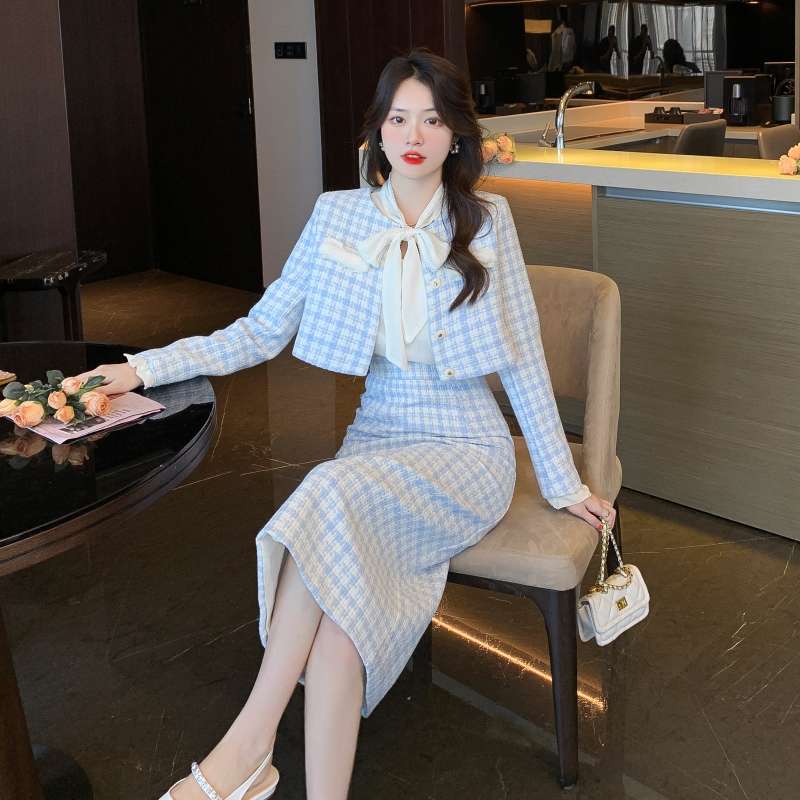 量産型/参戦服/推し活 チェックジャケットセットアップ